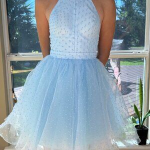 Light Blue Cocktail Dress
